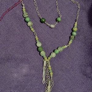 SALE! Quartz Wands and Faceted Quartz Necklace with Mag Clasp. One-of-a-kind.
